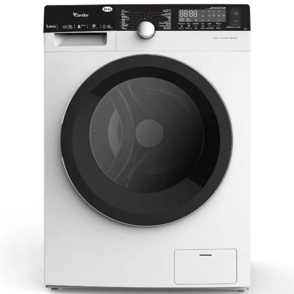 Machine à Laver frontale CONDOR 8Kg Blanc (WAF-KU241L3W) Machine à Laver frontale CONDOR 8Kg Blanc (WAF-KU241L3W)